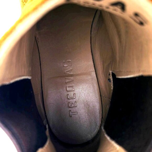 Tecovas The Chance Rust Brown Suede Urban Chelsea Boots Mens 9 Ankle Dress Shoes - Picture 15 of 15